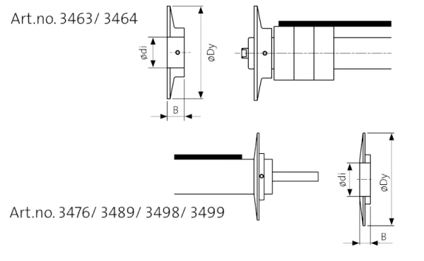 Discus retourrol schijf - Afbeelding 4